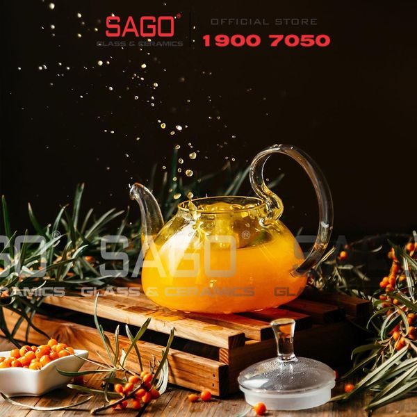 Wilmax England 888817/A - Bình Trà Thủy Tinh Wilmax Thermo Tea Pot 800ml | Thủy Tinh Cao Cấp Chịu Nhiệt 