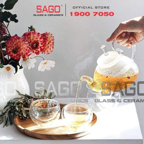  Wilmax England 888817/A - Bình Trà Thủy Tinh Wilmax Thermo Tea Pot 800ml | Thủy Tinh Cao Cấp Chịu Nhiệt 