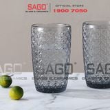  DELI DSKB172-2H - Ly Thủy Tinh Deli Beyond The Time Gray Tumber Glass 380ml | Thủy Tinh Cao Cấp 