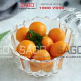  Deli DSTG2030-1 - Thố Mứt Thủy Tinh Deli Bí Ngô | Thủy Tinh Cao Cấp 