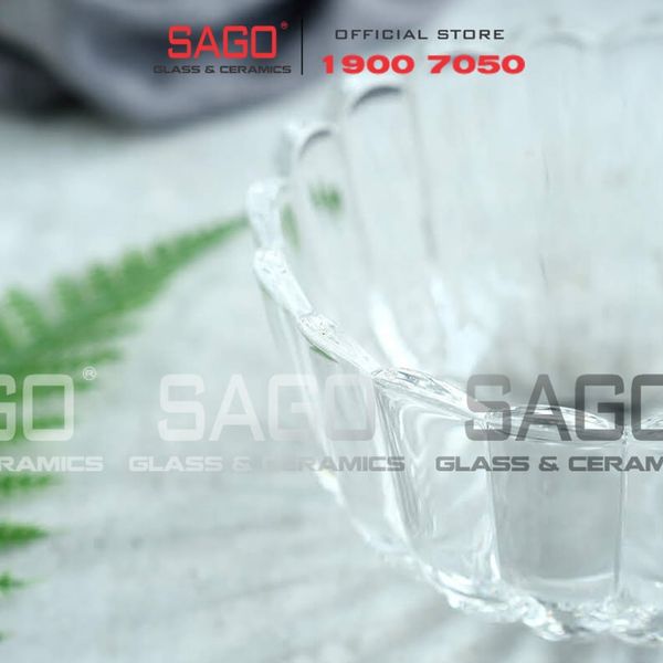  Deli DSTG2030-1 - Thố Mứt Thủy Tinh Deli Bí Ngô | Thủy Tinh Cao Cấp 