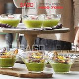  Bormioli Rocco 235683M - Chén Kem Thủy Tinh Bormioli Rocco Alfa Trong 250ml | Nhập Khẩu Italia 