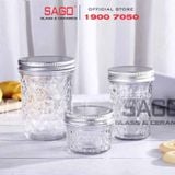  Hũ Thủy Tinh Kim Cương Đái Nhỏ Nắp Nhôm | Tùy Chọn Dung Tích 
