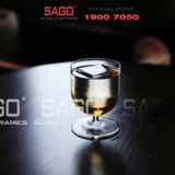  LIBBEY 753509 - Ly thủy tinh Libbey Levitas Rocks 270ml | Nhập Khẩu E.U 