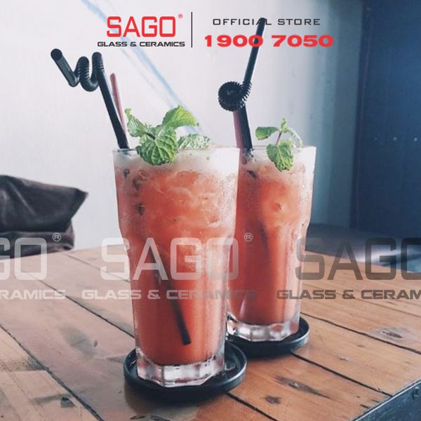  LG-101418(10006) - Ly Thủy Tinh Lucky Central Long Drink Glass 500ml | Nhập Khẩu Thái Lan 