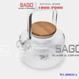  Wilmax England 888820/A - Bình Trà Thủy Tinh Wilmax Thermo Tea Pot 800ml | Thủy Tinh Cao Cấp Chịu Nhiệt 