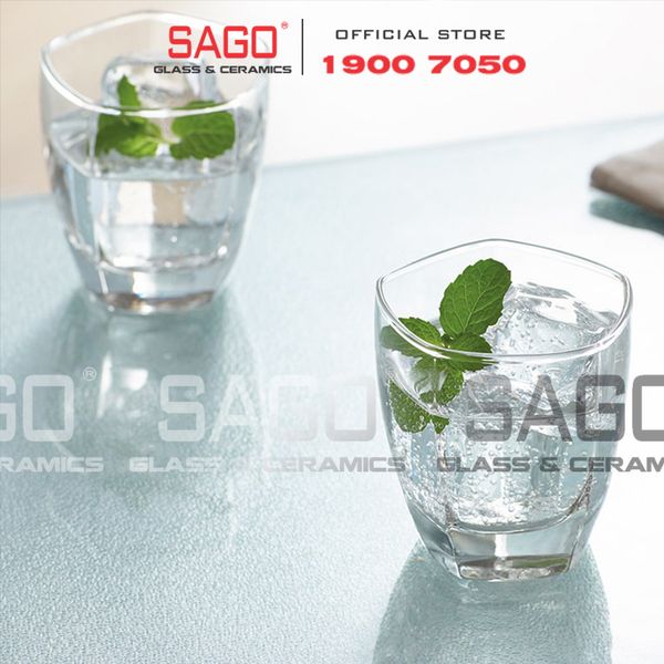  Ocean B21610 - Ly Thủy Tinh Ocean Sensation Double Rock 285ml | Nhập Khẩu Thái Lan 