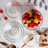  Union 349 -  Tô Thủy Tinh Union Assurance Bowl Đường kính 7" | Thủy Tinh Cao Cấp Nhập Khẩu Thái Lan 