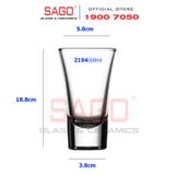  Pasabahce 52194 - Ly Thủy Tinh Pasabahce Boston Shots 60ml | Nhập Khẩu Thổ Nhĩ Kỳ 