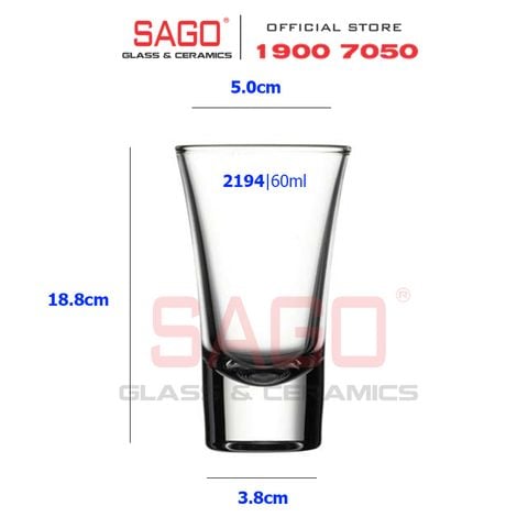  Pasabahce 52194 - Ly Thủy Tinh Pasabahce Boston Shots 60ml | Nhập Khẩu Thổ Nhĩ Kỳ 