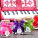  Hũ Thủy Tinh Pudding Lùn Nắp Gỗ | Tùy Chọn Dung tích 