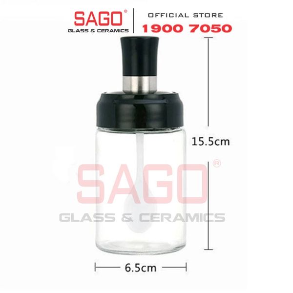  Hũ Thủy Tinh Gia Vị Có Thìa 250ml | Thủy Tinh Cao cấp 