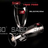  Deli EJ5104 - Ly Thủy Tinh Deli Vang 165ml | Thủy Tinh Cao Cấp 