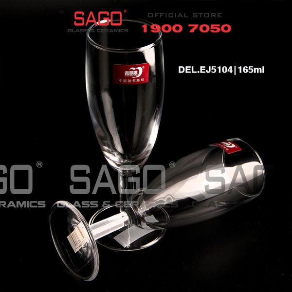  Deli EJ5104 - Ly Thủy Tinh Deli Vang 165ml | Thủy Tinh Cao Cấp 