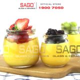  Hũ Thủy Tinh Sữa Chua Béo Nắp Nhựa  | Tùy Chọn Dung Tích 