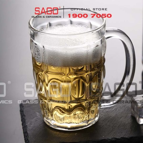  Union 316 - Ly thủy tinh Có Quai Union Beer Mug Glass 400ml |  Thủy Tinh Cao Cấp Nhập Khẩu Thái Lan 