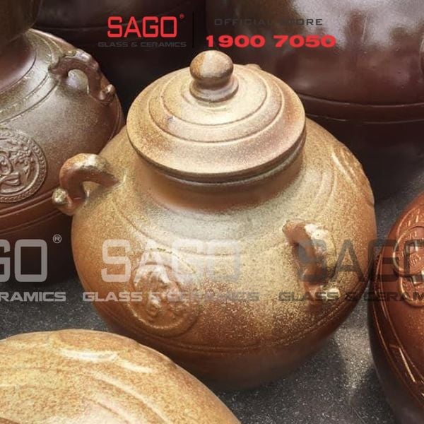  Chum Sành Ngâm Rượu Đông Triều 70 Lít | Chum Sành Hạ Thổ Không Tráng Men 