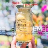  Hũ Thủy Tinh Tròn Cao Đựng Yến 150ml Nắp Thiết | Thủy Tinh Cao Cấp 