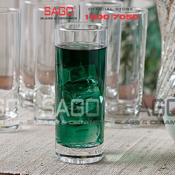  Union 408 - Ly Thủy Tinh Union Sanmarino Hight Ball 290ml | Thủy Tinh Cao Cấp Nhập Khẩu Thái Lan 