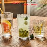  King Dealay H018 -  Ly Thủy Tinh King Dealay studio Tumber Glass 380ml | Thủy tinh Cao Cấp 