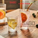 King Dealay H018 -  Ly Thủy Tinh King Dealay studio Tumber Glass 380ml | Thủy tinh Cao Cấp 