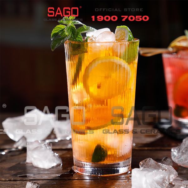  King Dealay H018 -  Ly Thủy Tinh King Dealay studio Tumber Glass 380ml | Thủy tinh Cao Cấp 