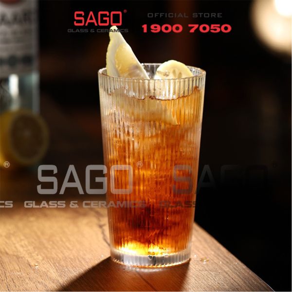  King Dealay H018 -  Ly Thủy Tinh King Dealay studio Tumber Glass 380ml | Thủy tinh Cao Cấp 