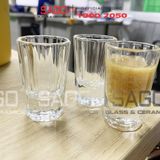  DELI Y5593 - Ly Thủy Tinh Deli Stripes Shot Glass 18ml | Thủy Tinh Cao Cấp 