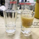  DELI Y5593 - Ly Thủy Tinh Deli Stripes Shot Glass 18ml | Thủy Tinh Cao Cấp 