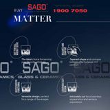  Ocean P04262 - Ly Thủy Tinh Ocean Matter Flow Double Rock Glass 355ml | Nhập Khẩu Thái Lan 