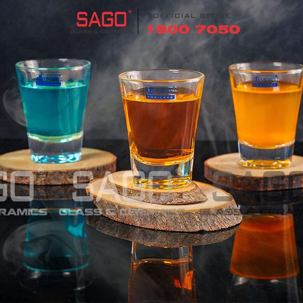  Union 404 - Ly Thủy Tinh Union Solo Shot Glass 63ml | Thủy Tinh Cao Cấp Nhập Khẩu Thái Lan 