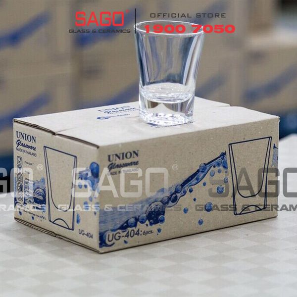  Union 404 - Ly Thủy Tinh Union Solo Shot Glass 63ml | Thủy Tinh Cao Cấp Nhập Khẩu Thái Lan 