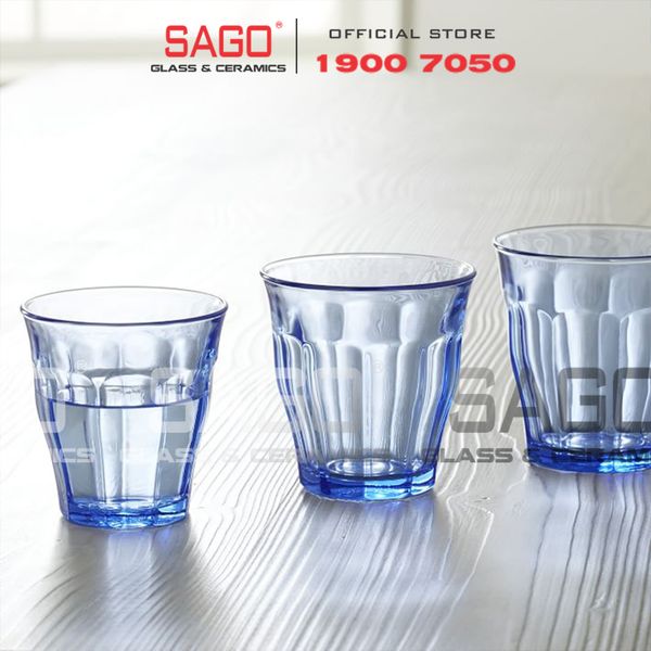  DURALEX D1026B - Ly Thủy Tinh Cường Lực Duralex Picardie Marine Glass 220ml | Nhập Khẩu Pháp 