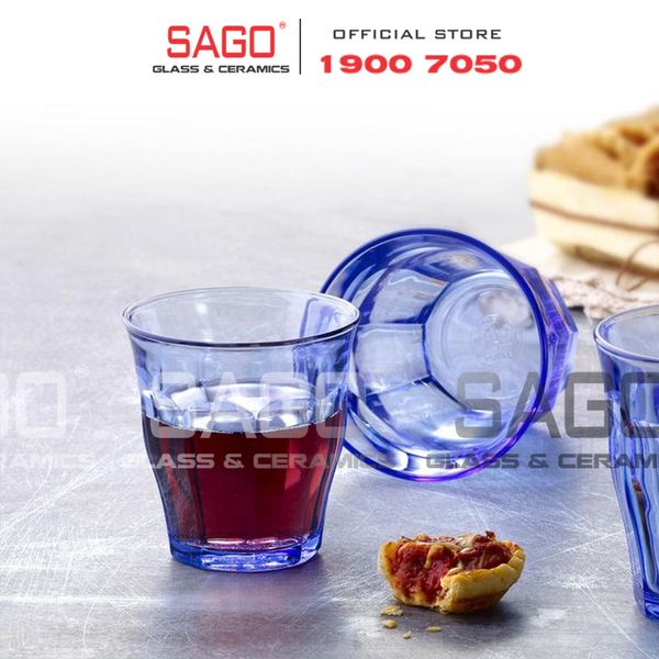  DURALEX D1026B - Ly Thủy Tinh Cường Lực Duralex Picardie Marine Glass 220ml | Nhập Khẩu Pháp 