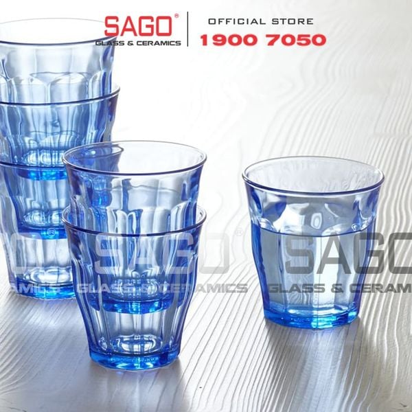  DURALEX D1028B - Ly Thủy Tinh Cường Lực Duralex Picardie Marine Glass 310ml | Nhập Khẩu Pháp 