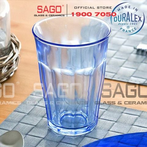  DURALEX D1029B - Ly Thủy Tinh Cường Lực Duralex Picardie Marine Hight Ball Glass 360ml | Nhập Khẩu Pháp 