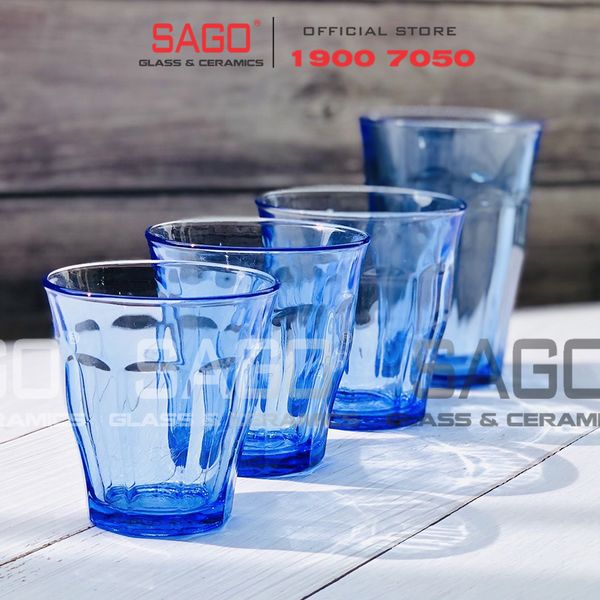  DURALEX D1029B - Ly Thủy Tinh Cường Lực Duralex Picardie Marine Hight Ball Glass 360ml | Nhập Khẩu Pháp 