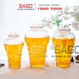  BLD-5L- Bình Thủy Tinh Lạc Đà 5.0 Lít | Tùy Chọn Có hoặc không vòi 