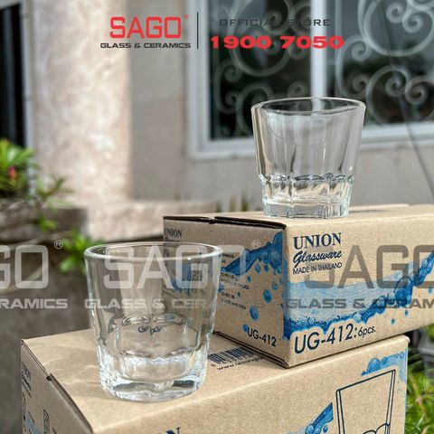  Union 412 - Ly Thủy Tinh Union Centra shot Glass 66ml | Thủy Tinh Cao Cấp Nhập Khẩu Thái Lan 