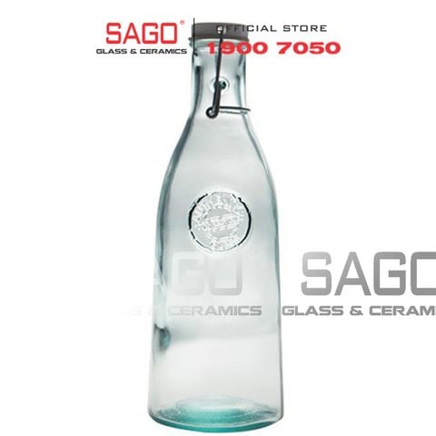 VSM V5734 - Chai Thủy Tinh Tái Chế Vidrios San Miguel BOTELLA AUTHENTIC T/HERM 1000ml | Nhập Khẩu Tây Ban Nha 