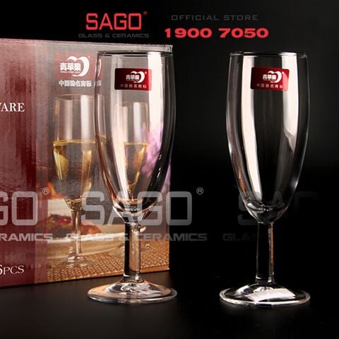  Deli EJ5104 - Ly Thủy Tinh Deli Vang 165ml | Thủy Tinh Cao Cấp 