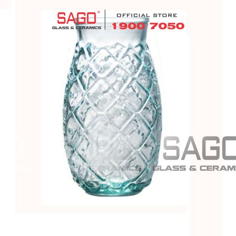 VSM V2360 - Ly Thủy Tinh Tái Chế Vidrios San Miguel VASO ANANAS 700ml | Nhập Khẩu Tây Ban Nha 