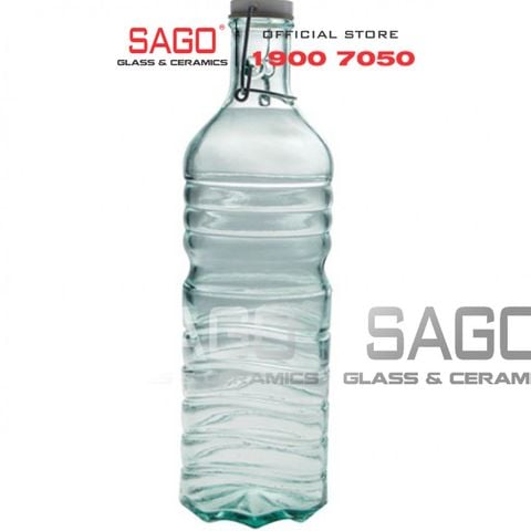  VSM V5727 - Chai Thủy Tinh Tái Chế Vidrios San Miguel BOTELLA 1500ml | Nhập Khẩu Tây Ban Nha 