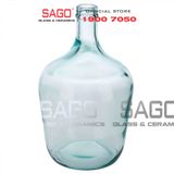  VSM V5744 - Bình Hoa Thủy Tinh Tái Chế Vidrios San Miguel GARRAFA BOTELLA Cao 30cm | Nhập Khẩu Tây Ban Nha 