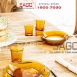  DURALEX D1011D - Ly Thủy Tinh Cường Lực Duralex Lys Amber Rock Glass 210ml | Nhập Khẩu Pháp 