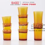  DURALEX D1011D - Ly Thủy Tinh Cường Lực Duralex Lys Amber Rock Glass 210ml | Nhập Khẩu Pháp 