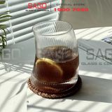  INS 21134 - Ly Thủy Tinh INS Strip Bravura Rock Glass 330ml | Thủy Tinh Cao Cấp 