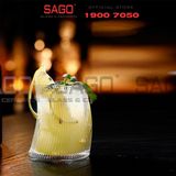  INS 21134 - Ly Thủy Tinh INS Strip Bravura Rock Glass 330ml | Thủy Tinh Cao Cấp 