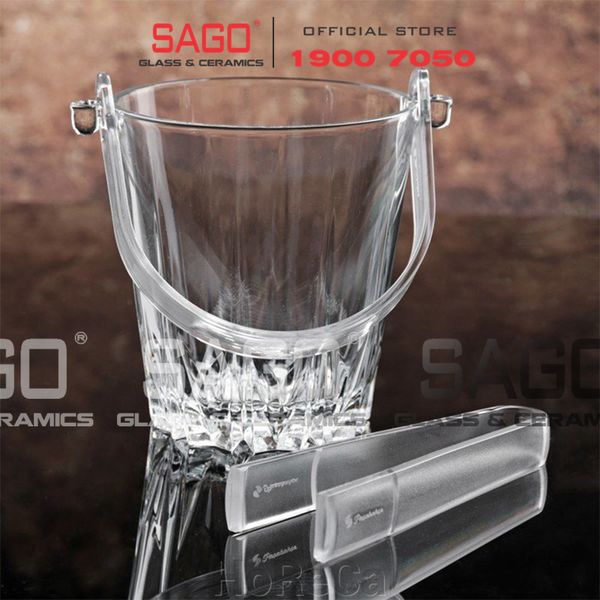  Pasabahce 53588 - Xô Đá Thủy Tinh Pasabahce Kim Cương 830ml  | Nhập Khẩu Thổ Nhĩ Kỳ 