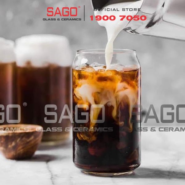  LIBBEY 345 - Ly Thủy Tinh Libbey Glass Can 370ml | Thủy Tinh Cao Cấp 